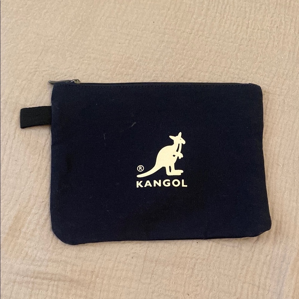 Kangol Black Toiletry Bag Sleek Minimalist Design